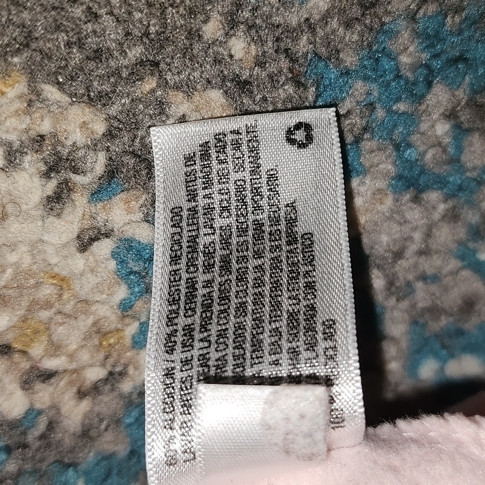 Like New Cat & Jack Light Pink Hoodie with Rainbow Accents 12 Mos. - Picture 10 of 11
